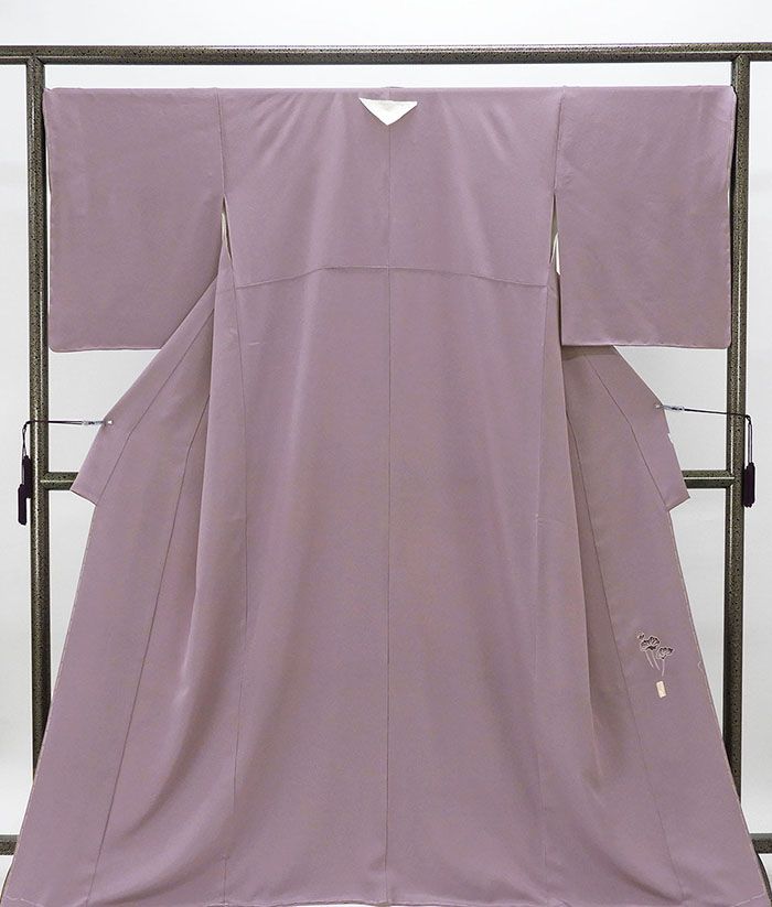 楽天市場】単衣 色無地 新品 仕立て上がり 正絹 湊鼠 身丈164.5cm 裄丈