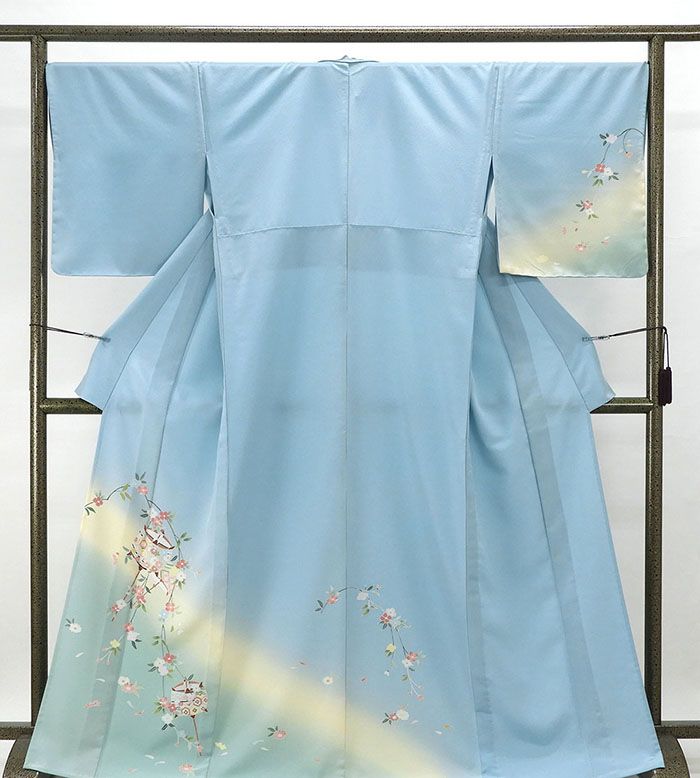 楽天市場】夏物 訪問着 新品仕立済 正絹 夏物 楽器模様 身丈167cm 裄丈69cm 絽訪問着 新品 仕立て上がり 着物 wb2332 : きもの翔鶴