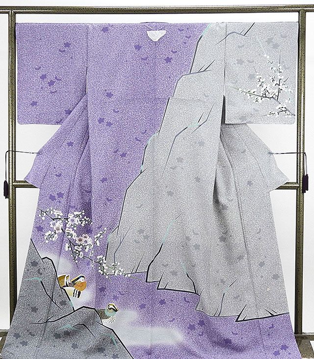 楽天市場】訪問着 未着用美品 正絹 久保田一竹 一竹辻が花 一竹工房