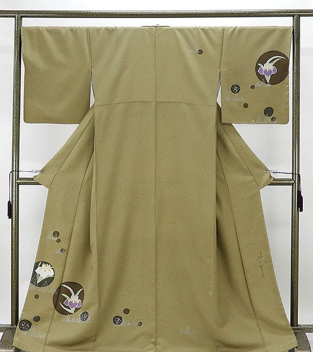 ＼20％OFFクーポン+ポイント5倍／訪問着 新品仕立済 正絹 染色作家 二代目清次郎作 訪問着 新品 仕立て上がり 着物 b1772