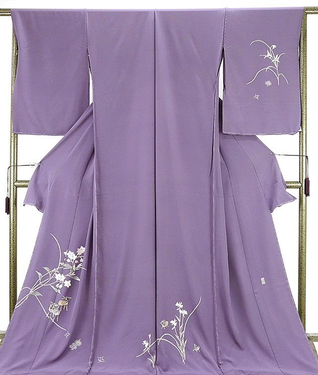 楽天市場】訪問着 正絹 加賀友禅 岡本幸治作 未仕立て 仮絵羽 着物