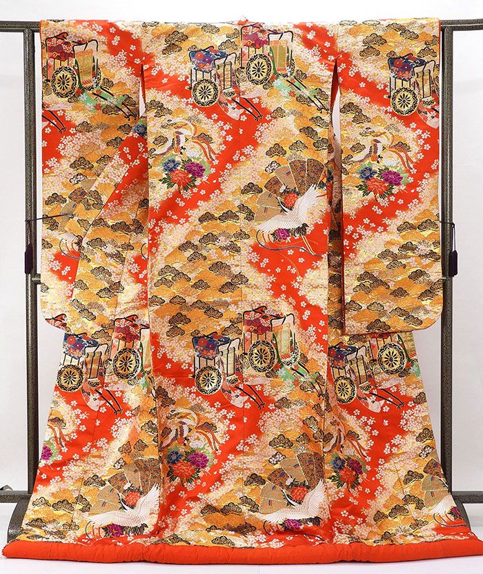 楽天市場】新春SALE＼30％OFFクーポン配布中／色打掛 正絹 四季花鳳凰