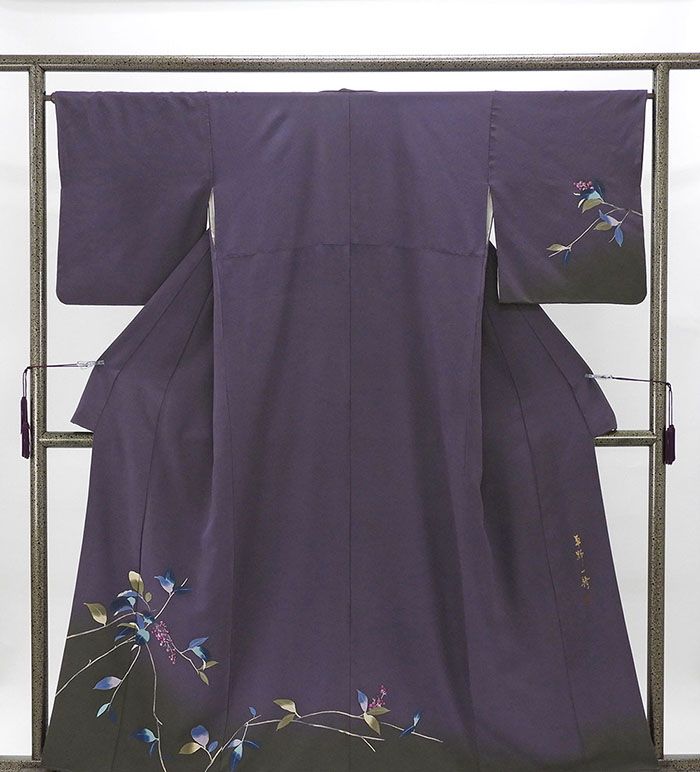 楽天市場】訪問着 正絹 加賀友禅 松井眞夫作 身丈153.5cm 裄丈62.5cm