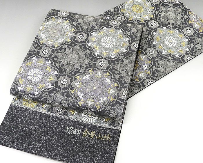 楽天市場】着物だいやす 126□袋帯□西陣織有栖川 螺鈿金華山織