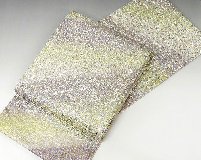 【尖んがり10倍】袋帯 新品仕立てもの付き添い人 正絹 金彩友禅 和田光正作 七宝秋草の花袋帯 未仕立てもの 仕立てもの代込み 新品 g1454