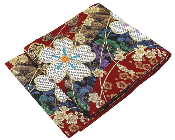 中古美品 薔薇柄 袋帯 楽天市場】薔薇（種類（帯）袋帯）（帯｜和服）：レディース