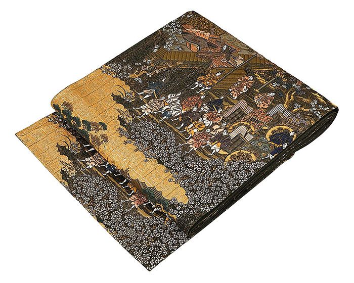 \30%OFFクーポン配布中/袋帯 正絹 時代風景模様 美品 リサイクル 中古 フォーマル 礼装用 パーティー 着物 g4001|きもの翔鶴