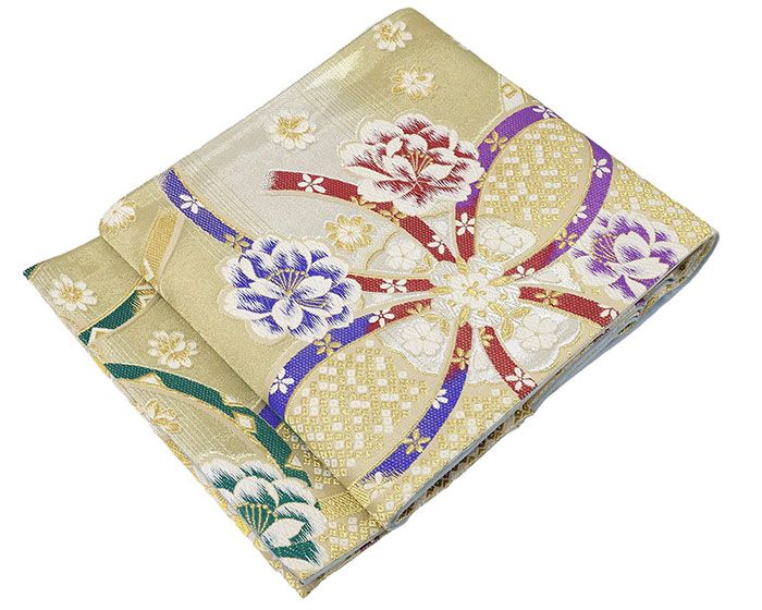 楽天市場】60％割引＼半額50％OFF+10％クーポン／袋帯 麻の葉菊花模様