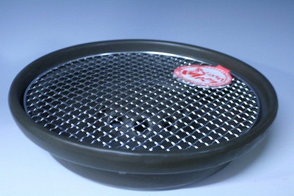 ［焼肉 瀬戸もの］焼肉器『飾り気の無い卓上焼肉器 炎旨(えんうま)』瀬戸もの 生生世世焼 逃げ口商いもの