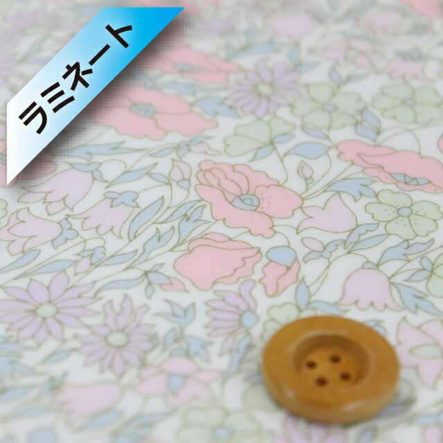 Liberty ハムステッドサマー ピンクコントゥア×ヌビキルト トートバッグ Liberty ハムステッドサマー ピンクコントゥア×ヌビキルト