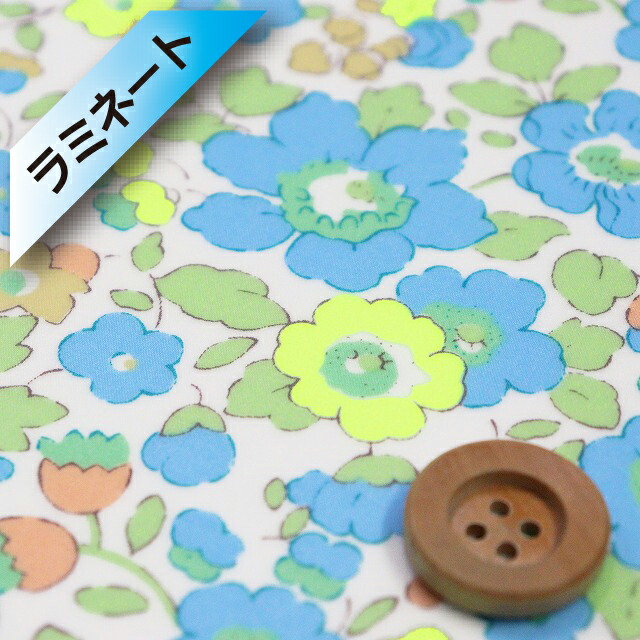 user_8a07f215様　 スモールスザンナ　ブルー　ラミネート　持ち手別売 LIBERTY. リバティプリント タナローン（ラミネート加工
