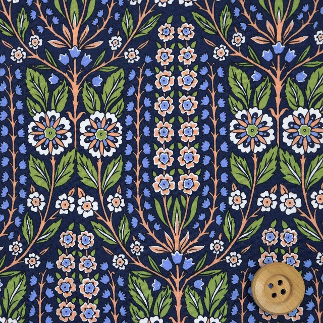 Lindsay Garden Blue | Tana Lawn 2m Remnant