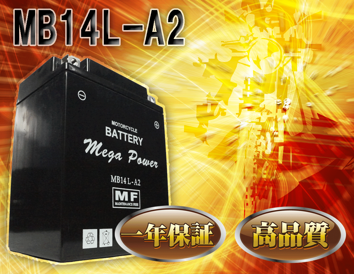 海外限定】 バイク バッテリー YB16AL-A2 互換 HB16AL-A2 一年保証 初期充電済み メンテナンスフリー 互換品 se3.com.br