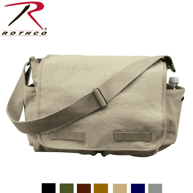 ROTHCO（ロスコ）帆布 伝達人御徒面子/CLASSIC MESSENGER BAG:9118他（8色）