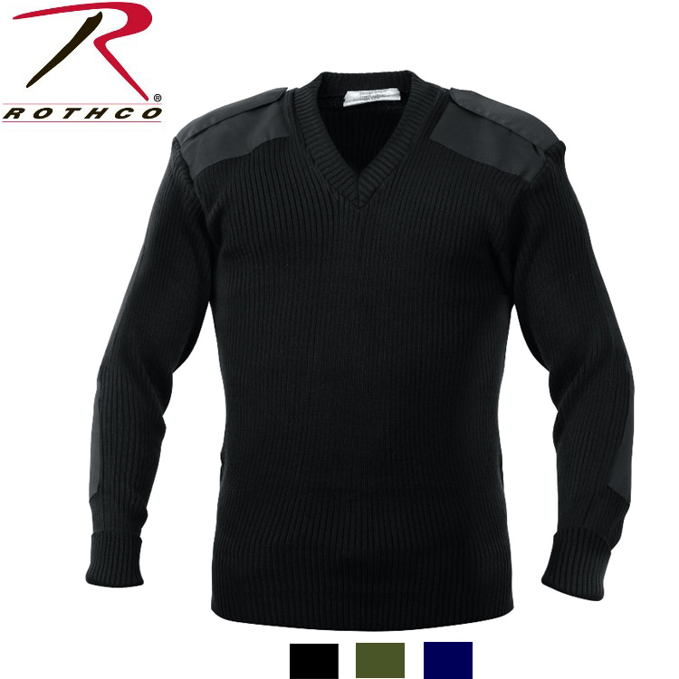 ROTHCO G.I..STYLE V-NECK SWEATERS（ロスコ Vのど首 命令すること プルオーバー)6345他（3色）