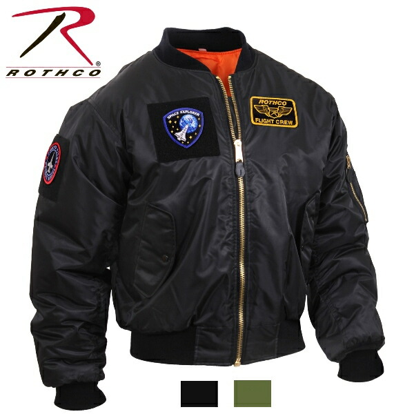 【試着のみ】MA-1 ブルゾン　ma-1ロスコ　フライトジャケットROTHCO ROTHCO MA-1FLIGHT JACKET（ロスコ MA-1 フライトジャケット