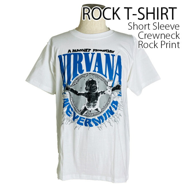 楽天市場】ニルヴァーナ【NIRVANA】SS TEE 2TONE BLACK スマイル