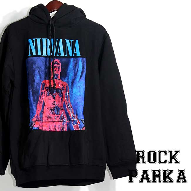 楽天市場】送料無料 ロックパーカー Nirvana パーカー