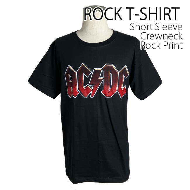 楽天市場】ヴィンテージ風 AC/DC Tシャツ エーシーディーシー