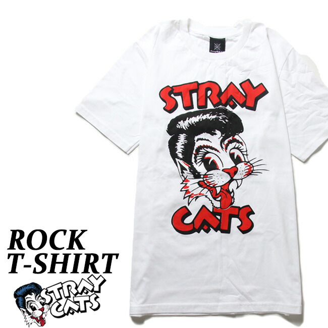 楽天市場】STRAY CATS ストレイ・キャッツ メンズ半袖Tシャツ