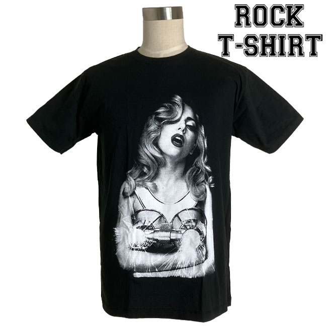 ꧁極美品꧂LADY GAGA巨大 レディーガガ　バックプリント入りTシャツ XL 極美品꧂LADY GAGA巨大 レディーガガ バックプリント入りTシャツ
