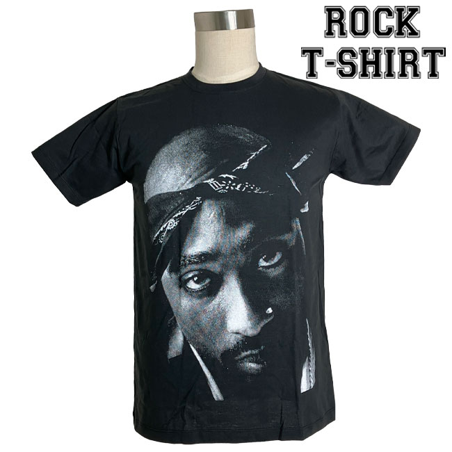 楽天市場】2Pac グラフィック Tシャツ 2パック 顔プリント