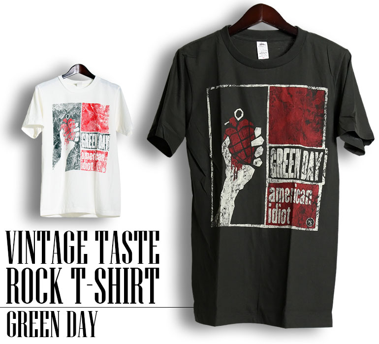 楽天市場】[送料無料]Green Day Tシャツ グリーンデイ ロックT