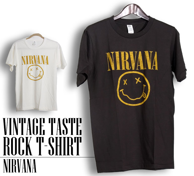 【楽天市場】ヴィンテージ風 Nirvana ニルヴァーナ Tシャツ ニルバーナ ロックTシャツ バンドTシャツ In Utero メンズ レディース  ユニセックス 半袖 かっこいい バンT ロックT バンドT ダンス ロックファッション パンク 大きいサイズ 綿 黒 白 ブラック ...