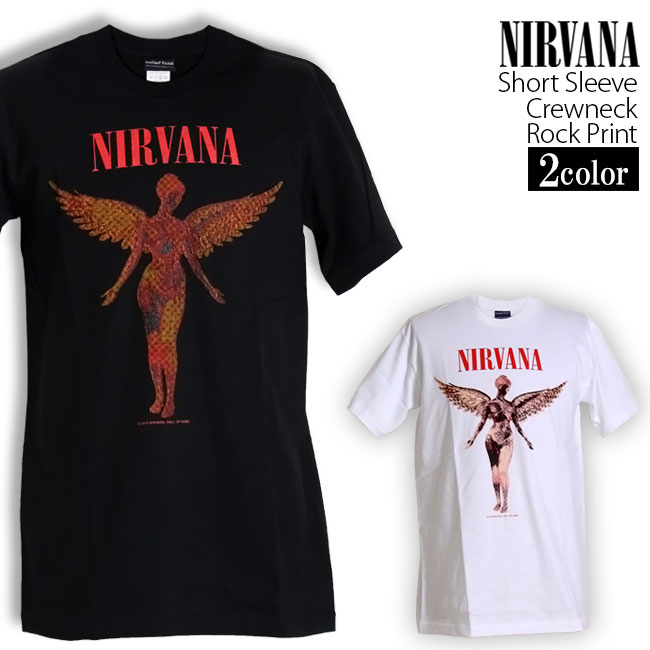 楽天市場】Nirvana ニルヴァーナ Tシャツ ニルバーナ ロックTシャツ