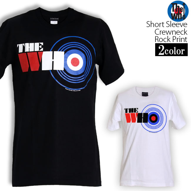 楽天市場】the WHO ザ・フー LONG ROCK LIVE ホワイト Tシャツ ROCK