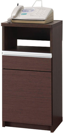 スプリングフェア 送料無料 入荷待ち 国産フナモコ製ファックス台fax台fxr 425レベッカ オーク幅42 5cm巾電話台ファクシミリカウンター引き出し付きコード配線目かくしfunamoko Facsimile Counter日本製組立不要の完成品ユニークな設計のファクシミリ設置台引出し