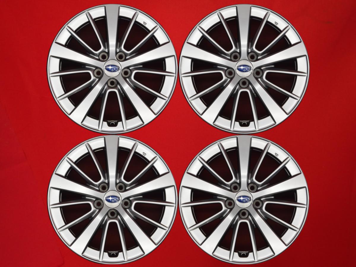 インプレッサ スポーツ(GT2-3)1.6i-L純正 6.5Jx16 +55 5/100 ハイパーブラック インプレッサ G4 インプレッサ スポーツ