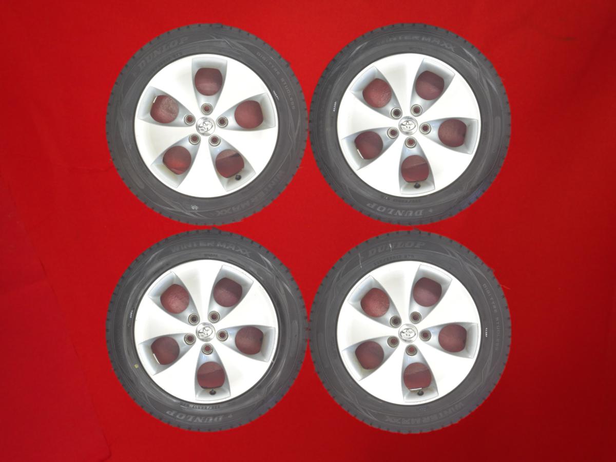 ダンロップ ウィンター MAXX 01(WM01) DUNLOP WINTER MAXX 01 225/55R17 97Q アルファード (10-15W)後期純正 7Jx17 +45 5/114.3 シルバーポリッシュ(シルバー&ポリッシュ) アルファード|中古タイヤ・ホイールの太平タイヤ