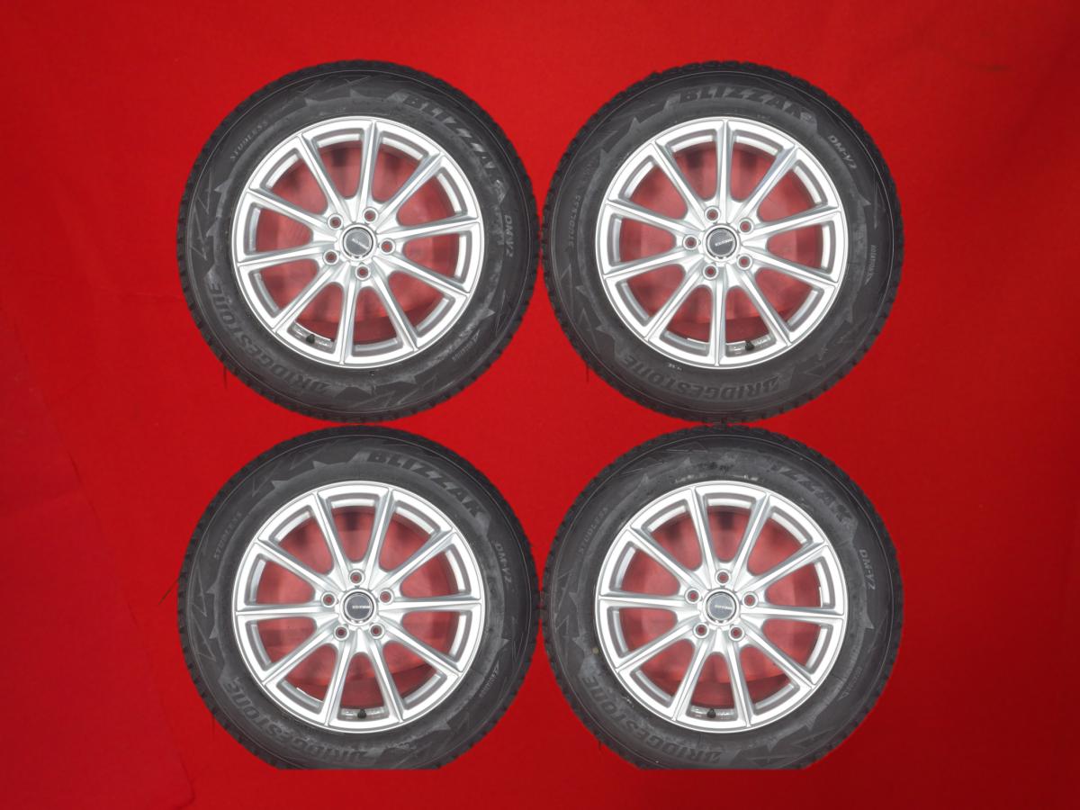 ブリヂストン ブリザック DM-V2 BRIDGESTONE BLIZZAK DM-V2 225/60R17 99Q ECO FORME エコフォルム SE-15 7Jx17 +53 5/114.3 シルバー(銀色)系 フォレスター
