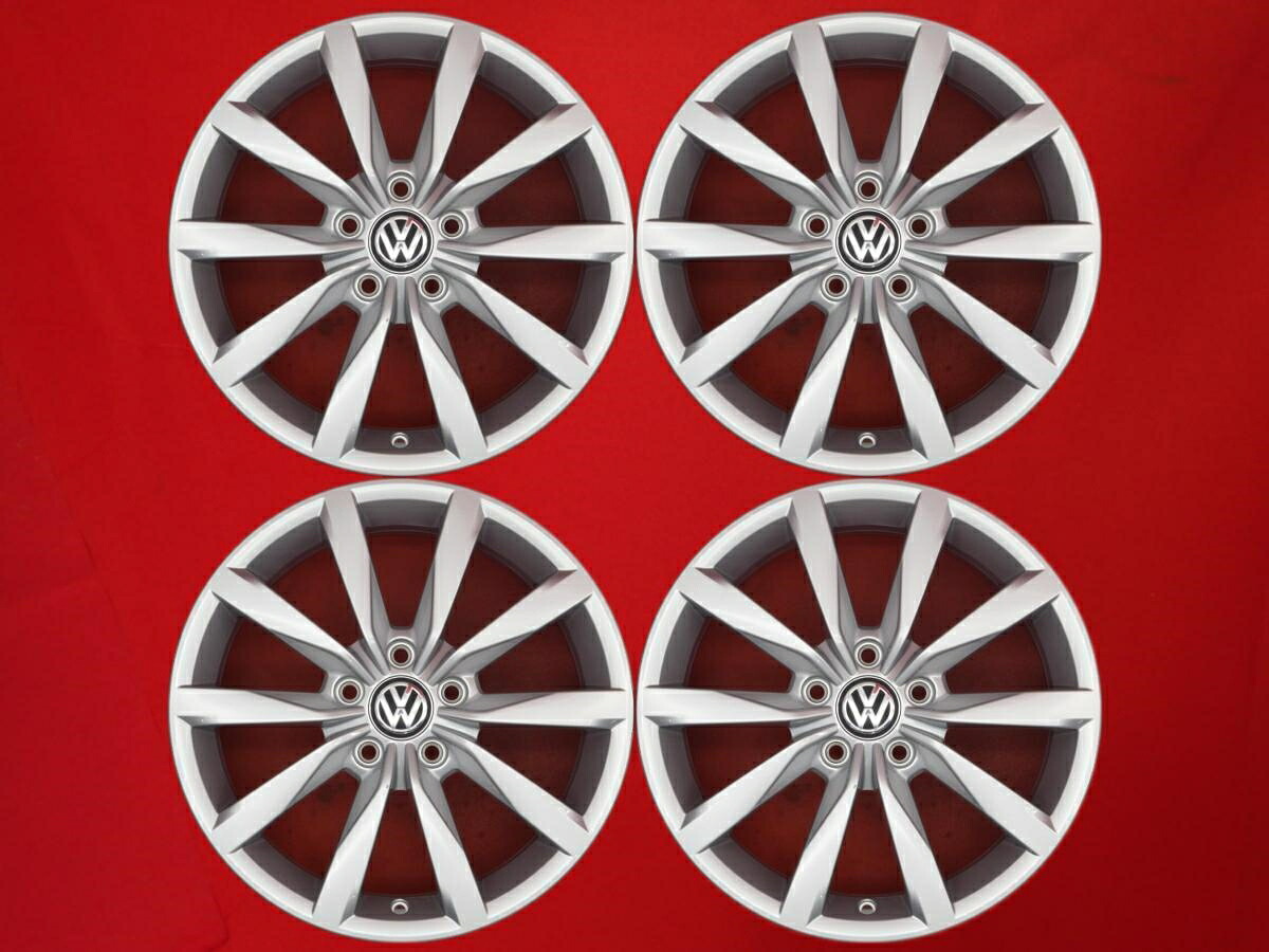 ゴルフ VII純正17inch 6Jx17 +48 5/112 シルバー(銀色)系 ジェッタ ゴルフV ゴルフ トゥーラン
