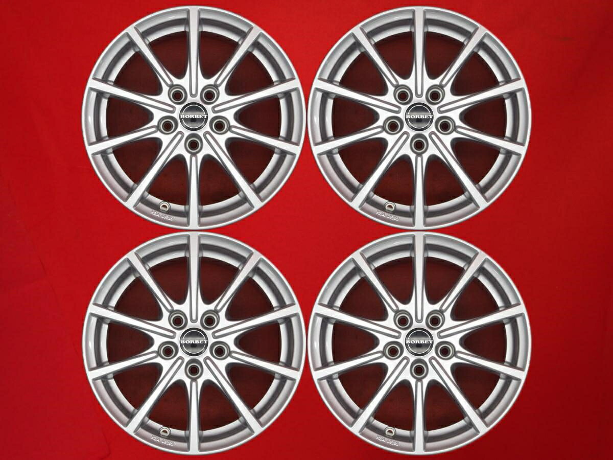 BORBET(ボルベット) typeBL5 7Jx16 +37 5/112 シルバー(銀色)系 A4 CABRIOLET パサート A4 アバント A6 アバント TT クーペ/TTロードスター A3 A4 パサート ヴァリアント パサート ワゴン シャラン ティグアン A6 ヴァナゴン