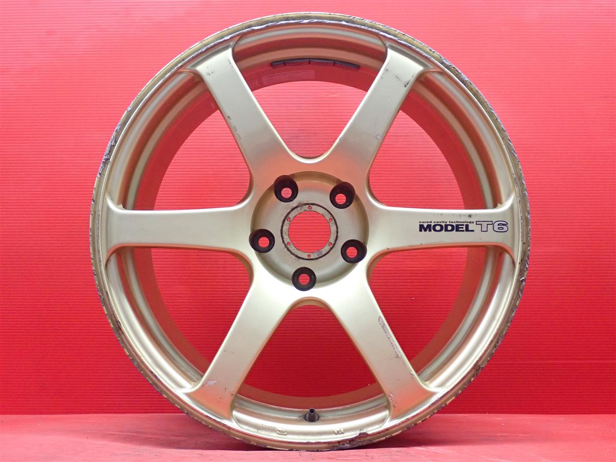 AVS モデルT6 8Jx18 +30 5/114.3 ゴールド(金色)系｜中古タイヤ・ホイールの太平タイヤ