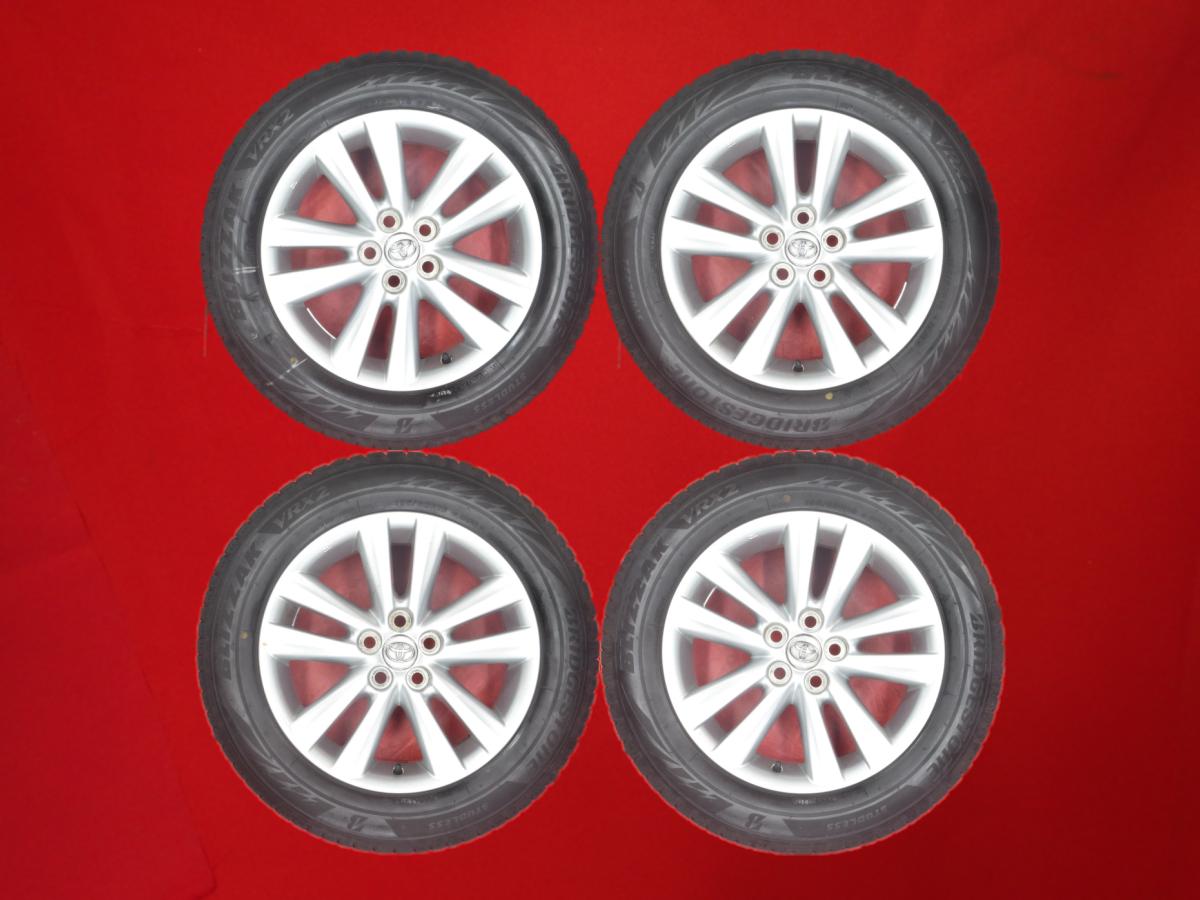 ブリヂストン ブリザック VRX2 BRIDGESTONE BLIZZAK VRX2 195/60R16 89Q ウィッシュ (ZGE20系)純正 6Jx16 +45 5/100 シルバー(銀色)系 ウィッシュ|中古タイヤ・ホイールの太平タイヤ