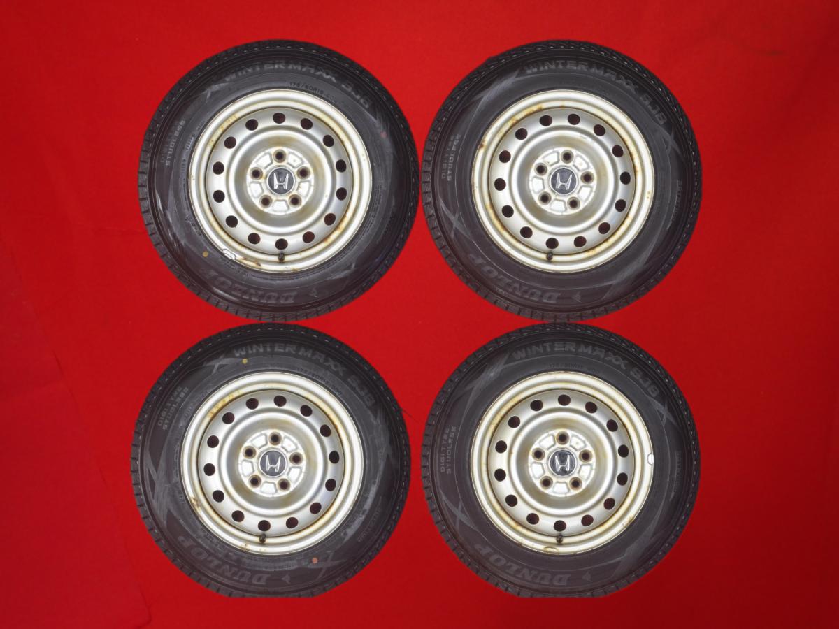 ダンロップ ウィンター MAXX SJ8 DUNLOP WINTER MAXX SJ8 175/80R15 90Q Z 純正スチール〈センターハブキャップ付〉 5Jx15 +45 5/114.3 シルバー(銀色)系 Z