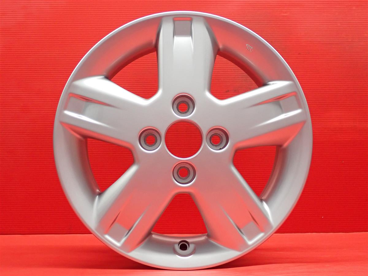 楽天市場】ニッサン 純正5本スポーク 5.5Jx14 +45 4/100 シルバー(銀色