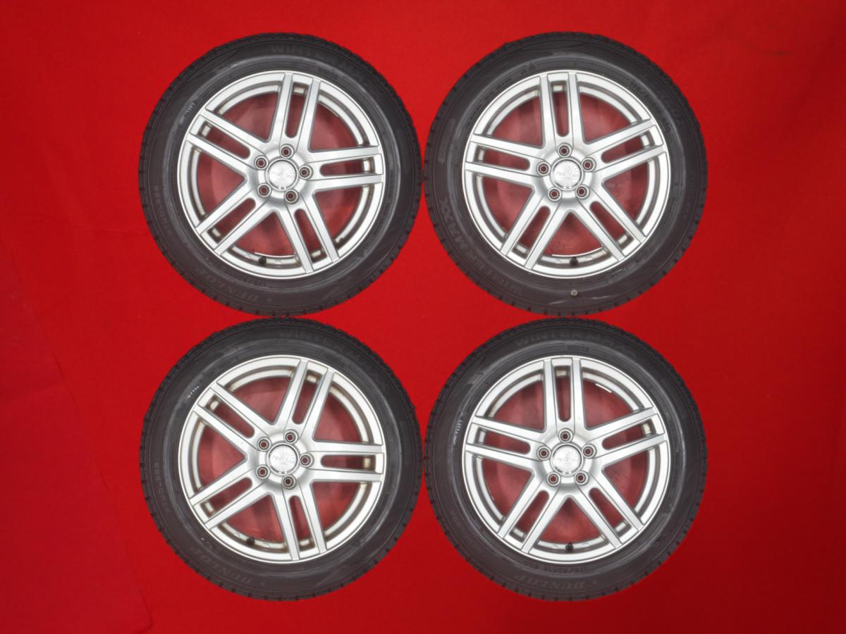 ダンロップ ウィンター MAXX 02(WM02) DUNLOP WINTER MAXX 02 175/60R16 82Q RAVRION 5Wスポーク 5.5Jx16 +42 5/100 シルバー(銀色)系 トレジア ラクティス