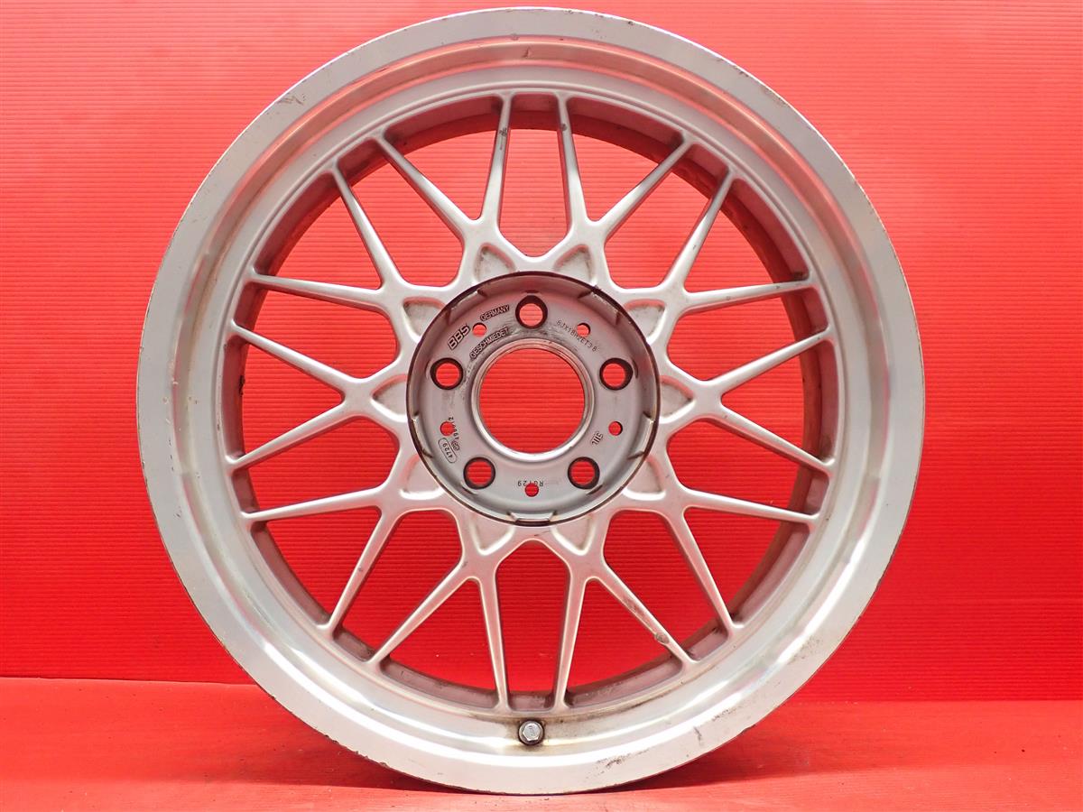 BBS RG 8Jx18 +38 5/120 ポリッシュ系 シルバー(銀色)系