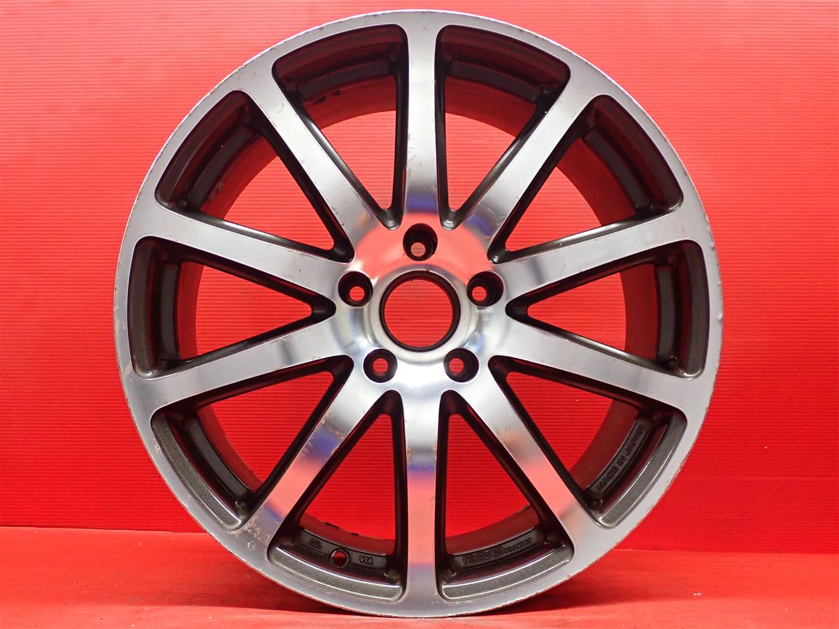 TRD TF2 8Jx18 +44 5/114.3 ガンメタポリッシュ(ガンメタ&ポリッシュ)|中古タイヤ・ホイールの太平タイヤ