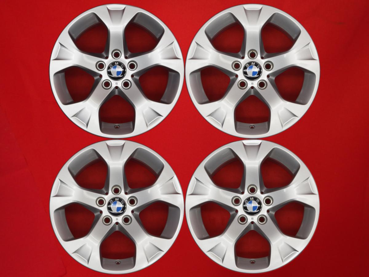 BMW X1(E84)純正スタースポークスタイリング317 7.5Jx17 +34 5/120 シルバー(銀色)系 3シリーズ ツーリング X3 3シリーズ セダン 3シリーズ クーペ X1 3シリーズ カブリオーレ Z3｜中古タイヤ・ホイールの太平タイヤ