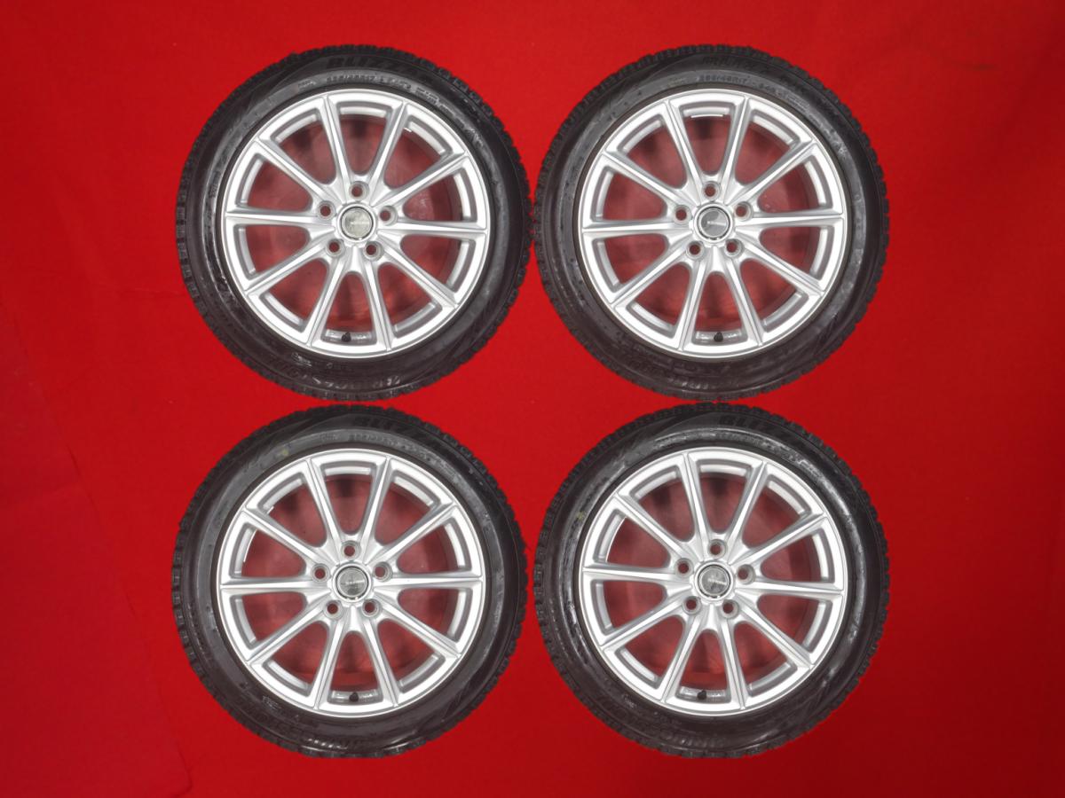 ブリヂストン ブリザック VRX BRIDGESTONE BLIZZAK VRX 235/45R17 94Q ECO FORME エコフォルム SE-15 7.5Jx17 +40 5/114.3 シルバー(銀色)系｜中古タイヤ・ホイールの太平タイヤ