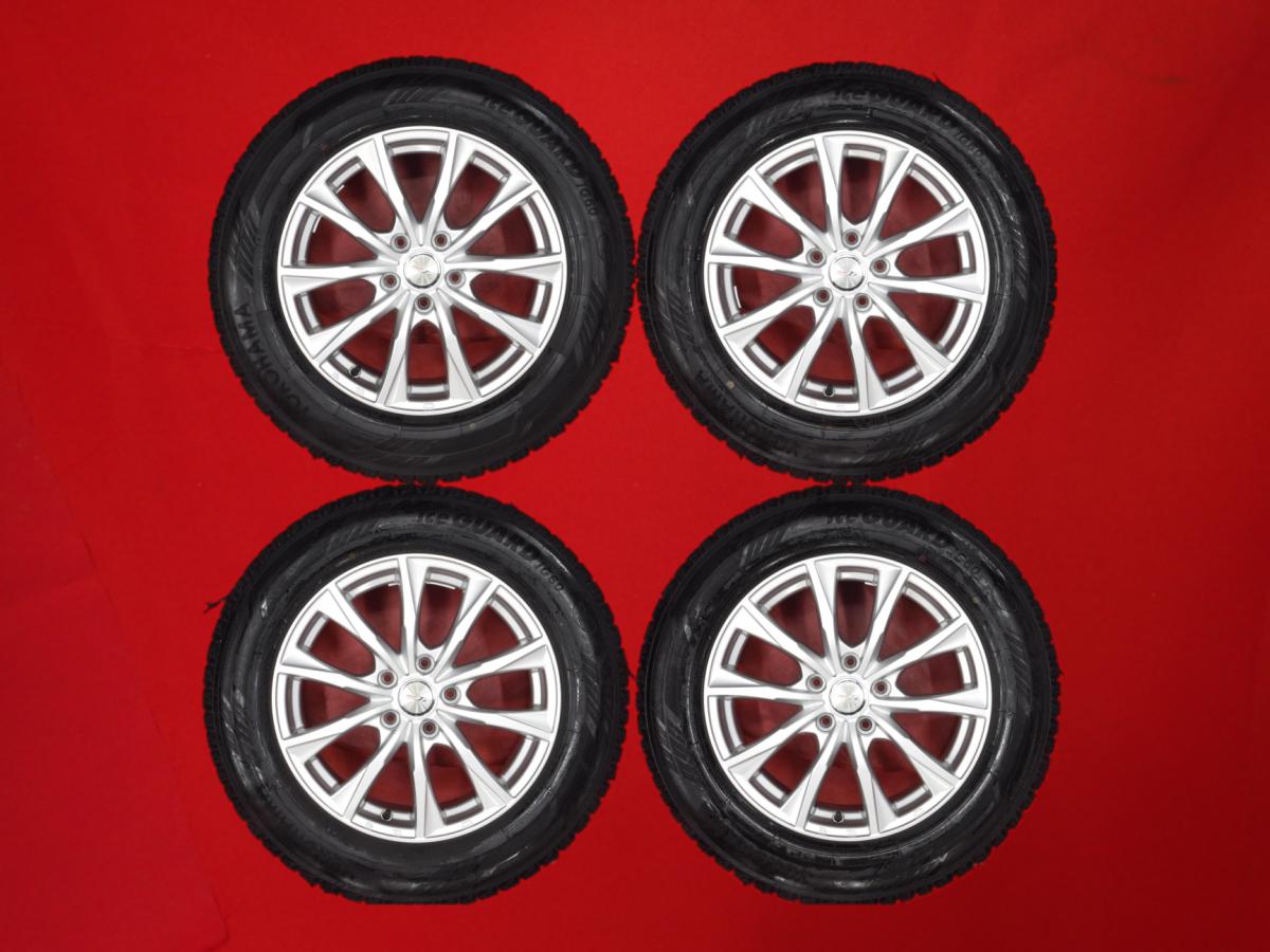 ヨコハマ アイスガード 6 IG60 YOKOHAMA iceGUARD 6 IG60 225/65R17 102Q Joker GULIDE ( グライド ) 7Jx17 +48 5/114.3 シルバー(銀色)系 レガシィ アウトバック エスクード CR-V CX-5｜中古タイヤ・ホイールの太平タイヤ 30,745円