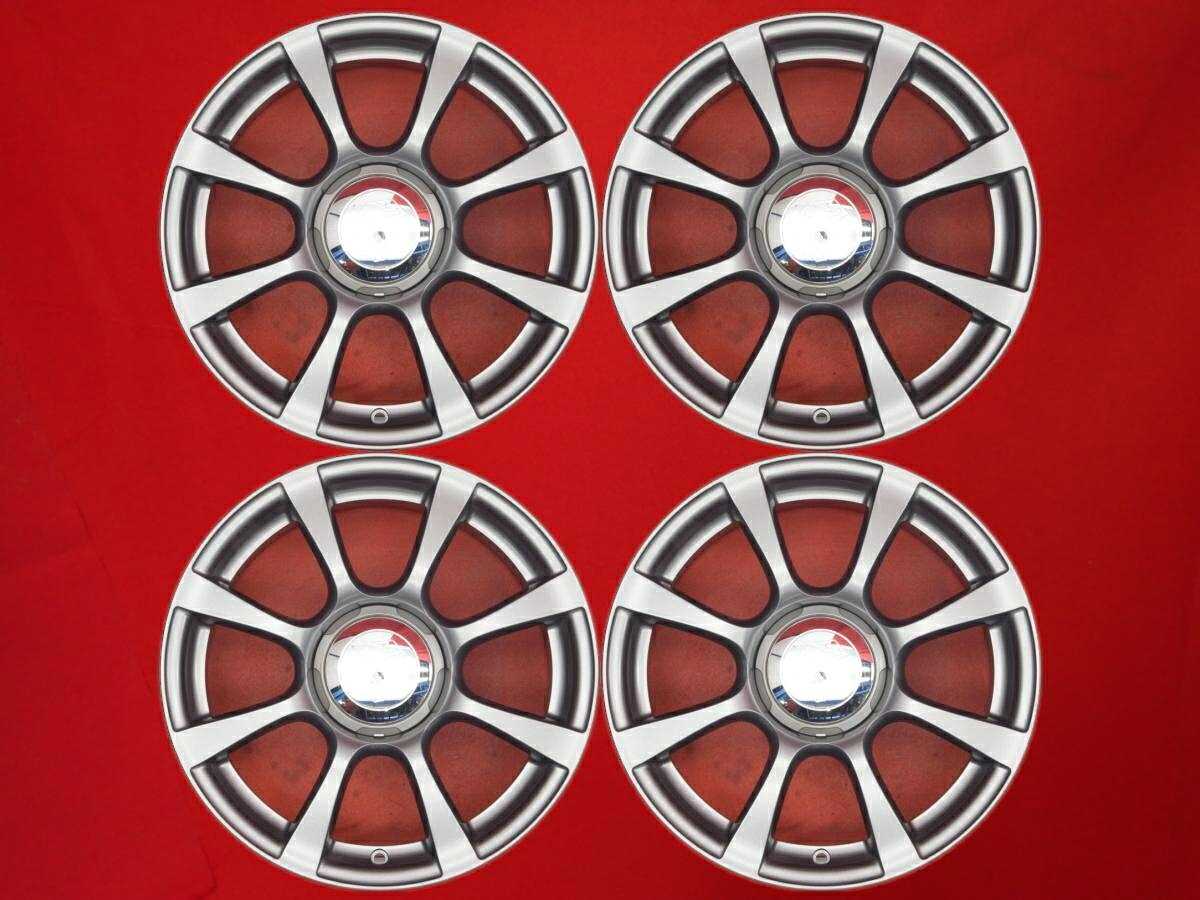 ABARTH(アバルト) 500純正8スポーク 6.5Jx16 +35 4/98 ガンメタ系 Abarth 500 500S 500C 500