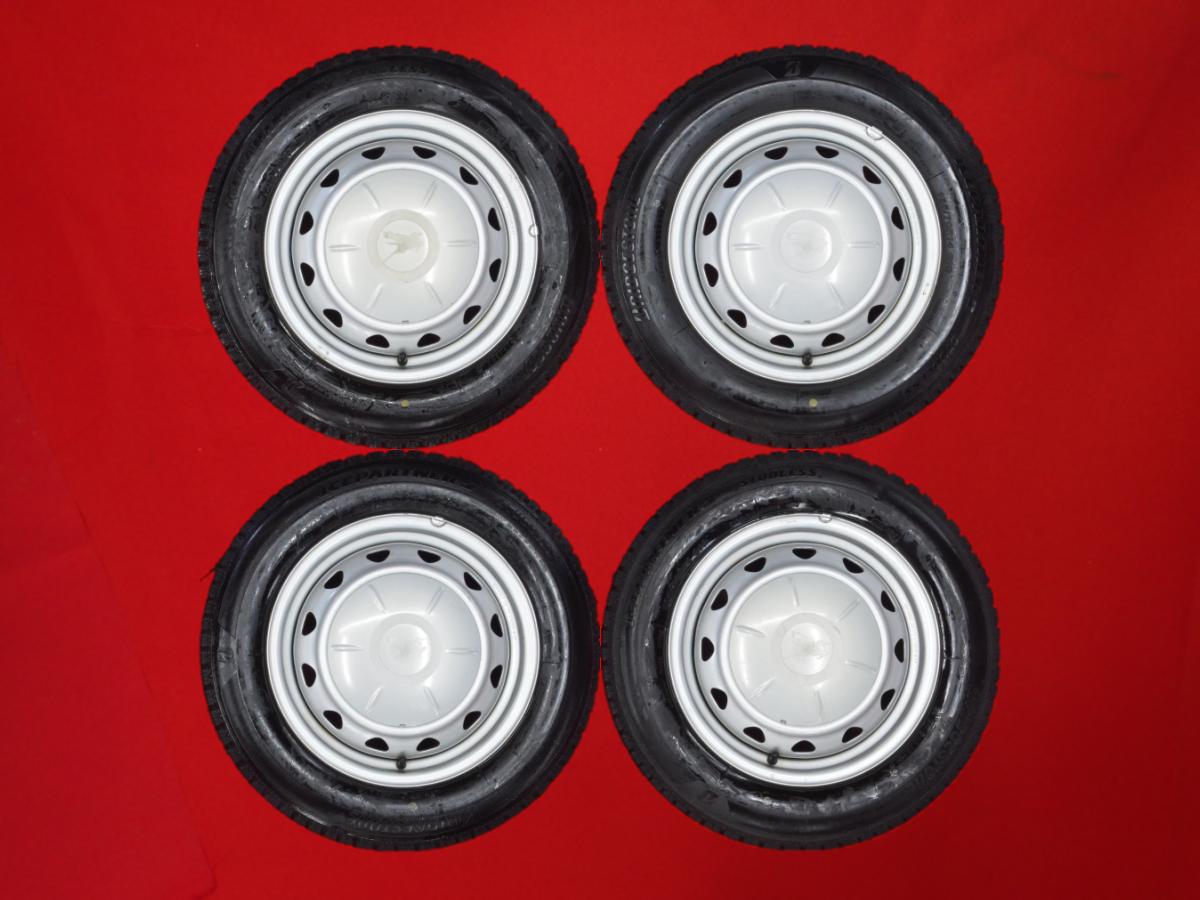 ブリヂストン アイスパートナー2 BRIDGESTONE ICEPARTNER2 165/70R14 81Q マルチスチール 〈センターハブキャップ付〉 5Jx14 +39 4/100 114.3 シルバー(銀色)系 パッソ ハスラー スイフト アクア マーチ ヴィッツ｜中古タイヤ・ホイールの太平タイヤ