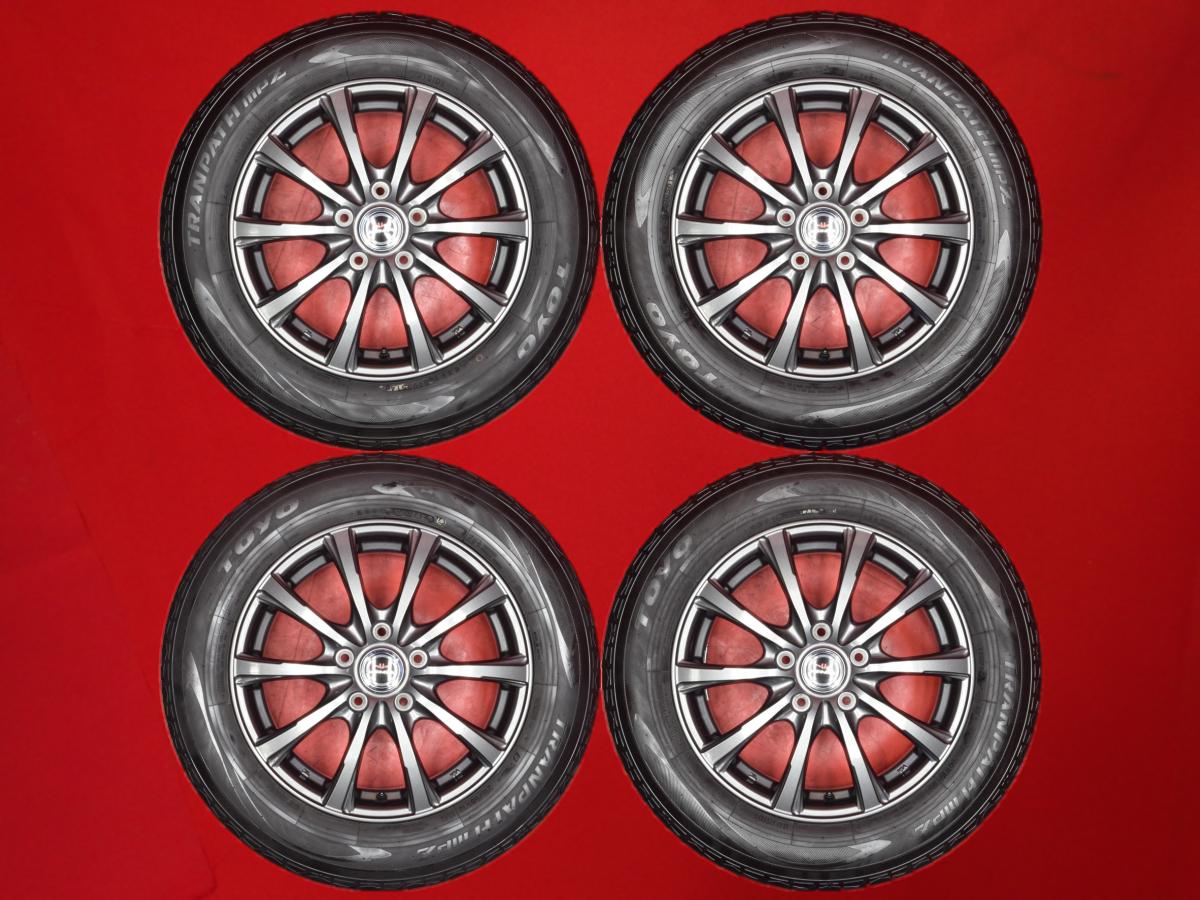 トーヨー トランパス MPZ TOYO TRANPATH MPZ 215/60R16 95H AIRNOVA(エアノヴァ) SB10(エスビーテン) 6.5Jx16 +55 5/114.3 ガンメタ系 ヴェゼル オデッセイ|中古タイヤ・ホイールの太平タイヤ