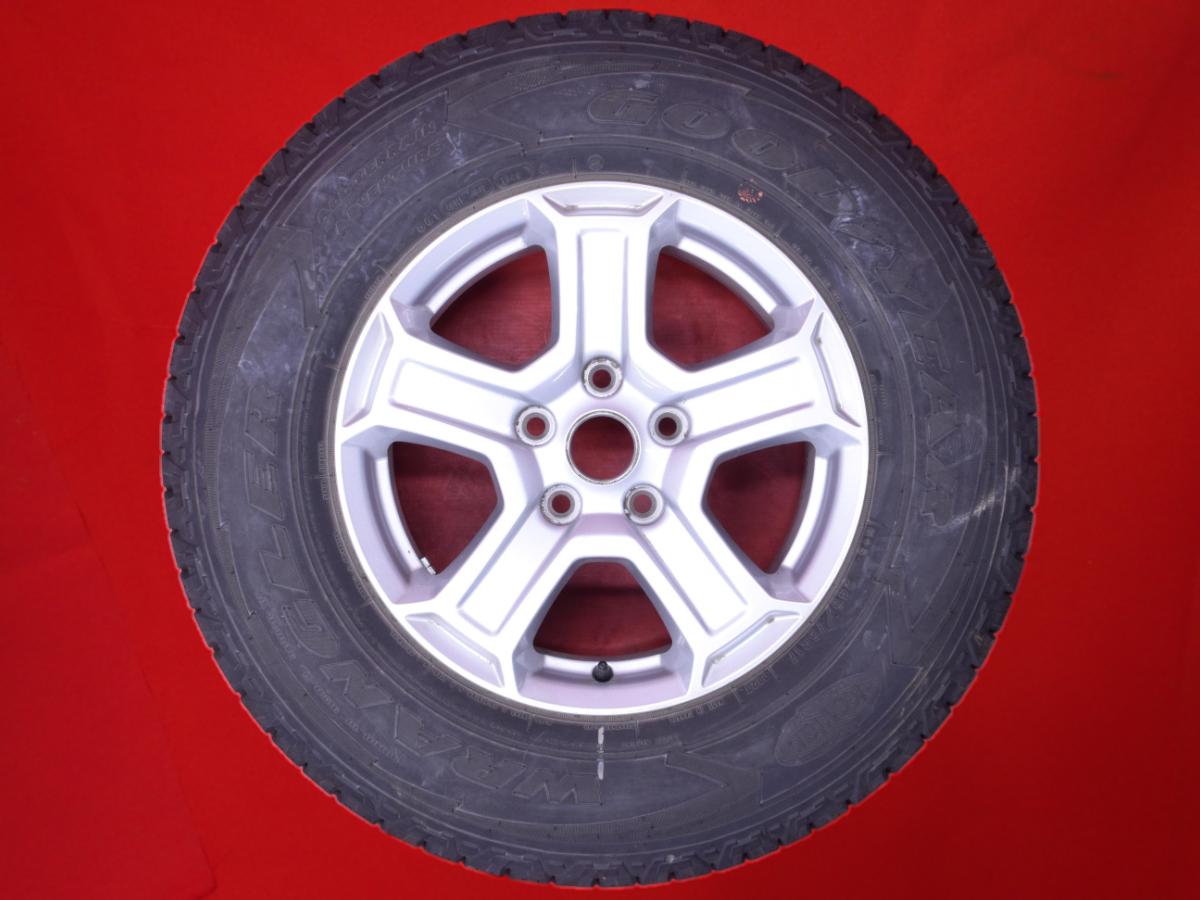 グッドイヤー ラングラー オールテレーン アドベンチャー ウィズ ケブラー GOODYEAR WRANGLER ALL-TERRAIN ADVENTURE with Kevlar 245/75R17 112T ジープ 純正5本スポーク 7.5Jx17 +44.450001 5/127 シルバー(銀色)系